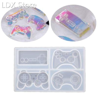 4-Styles Game Consoles Handle Pendant Silicone Resin Mold Je
