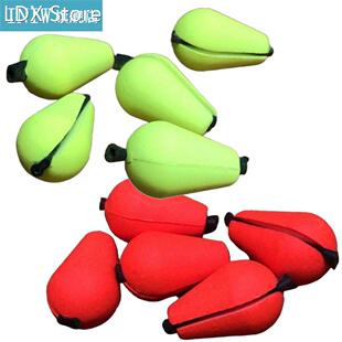 5PCS EVA Fly Fishing Bobbers Float Water Droplets Oval Float