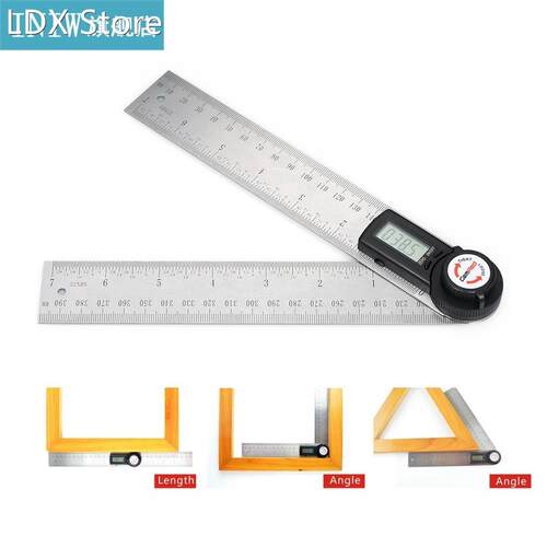 Protractors And Ruler Combination Square Digital Protractor