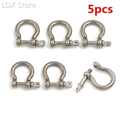 5Pcs M4 Silver 304 Stainless Steel Rustproof Screw Pin Ancho