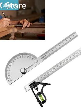 180 Degree Protractor Metal Angle Finder Angle Square Meas