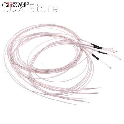 5Pcs 100K Ohm NTC 3950 Thermistors Sensors With Cable Reprap