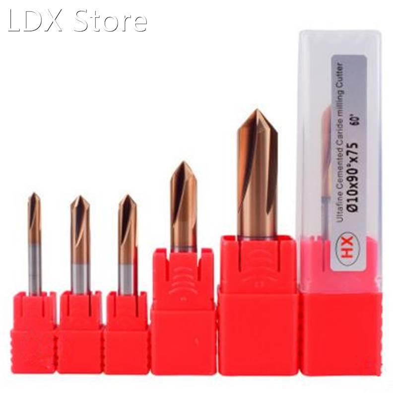 4 Flutes AlTiN Coating 90 Degree Spot Drill bit Chamfering M