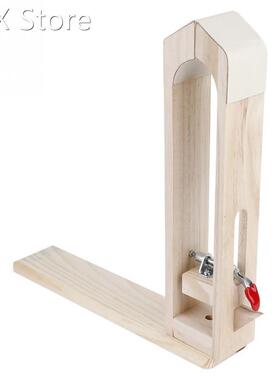 Openig 50mm / 1.97in Beech Leather Retaining Clip Wood Tool