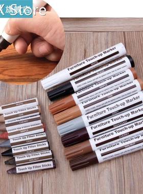 17Pcs Furniture Touch Up Kit Markers Filler Sticks Wood Sc