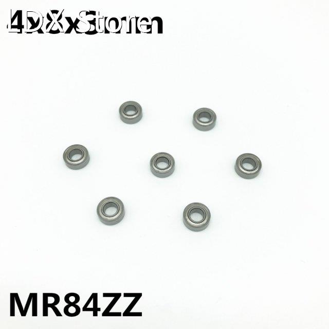 50Pcs MR84ZZ 4x8x3 mm Deep groove ball bearing Miniature bea
