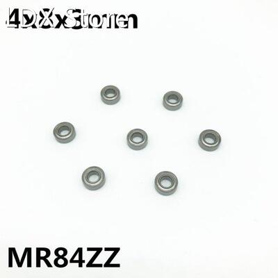 50Pcs MR84ZZ 4x8x3 mm Deep groove ball bearing Miniature bea