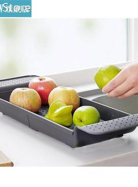 Retractable Bathroom Storage Shelf Rack Drain Rack Bathtub T