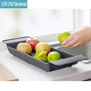 Retractable Bathroom Storage Shelf Rack Drain Rack Bathtub T