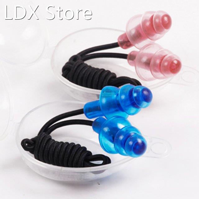 1 Pairs Ear Plug Soft Silicone Anti-Noise Waterproof Swimmin