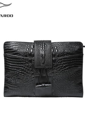 Badenroo Alligator Crocodile Leather Men Bag Clutch Busines