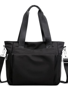 Simple fashion large capacity nylon cloth bag female lightw