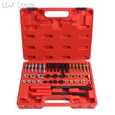 42Pcs Rethread Reapir Tools Kit Metric File Thread File UNF/