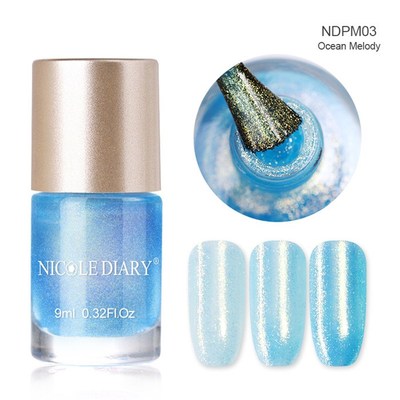 NICOLE DIARY 9ml Nail Polish Set Shell Shimmer Glitter varni