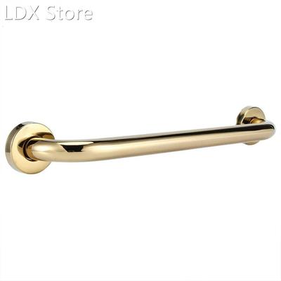 Gold Plated Bathtub Safety Railing Hand Bar Stainless Steel