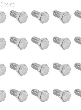 M8 Thread 20mm 304 Stainless Steel Hex Screws Bolts Fastene