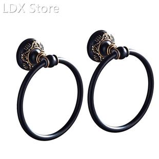 2 Pack Towel Holder Ring Round Wall Mounted Bathing Towel Ra
