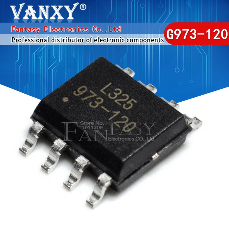 5PCS G973 120 SOP8 G973 120ADJF11U SOP 973 120 S