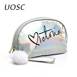 UOSC Makeup Bag Travel Women Cute Make Up Bags Zipper PVC L
