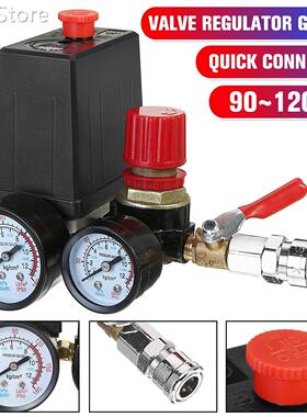 240V Air Compressor Pump Pressure Switch Manifold Regulator