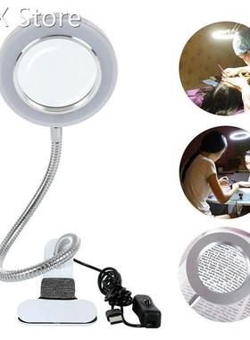 Multifunctional Table Lamp Magnifying Glass Lamp Clip Desk L