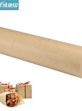 30 Meters Brown Kraft Wrapping Paper Roll For Wedding Birthd