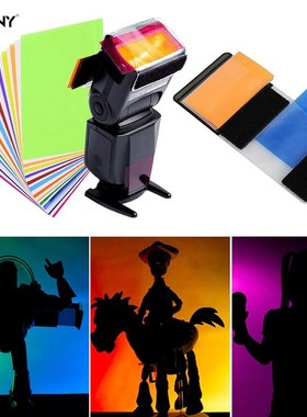 12pcs Colors card for Strobist Flash Gel Filter Color Balanc