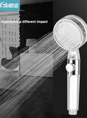 Handshower Rain Shower Head Double Filter High Pressure Bath