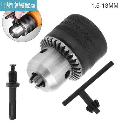 Practical 1.5-13mm 1/2-20UNF Hard Alloy Drill Chuck with 13