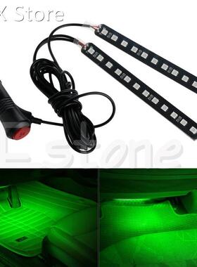 2X12 LED Car SUV Interior Footwell Floor Decor Atmosphere Li