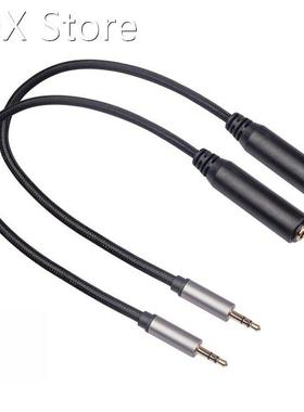 2pcs Audio Cable 3.5mm Male to 6.35mm Female Phones Stereo A