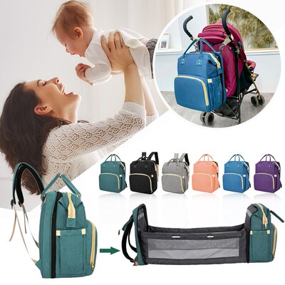 Mom Nappy Maternity Bag Baby Diaper Backpack Oxford Cloth S