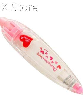 Portable Refillable Correction Tape Cartoon Retractable Corr