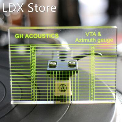 Azimuth Adjustment W Balance Ruler Vinyl Record Player Measu