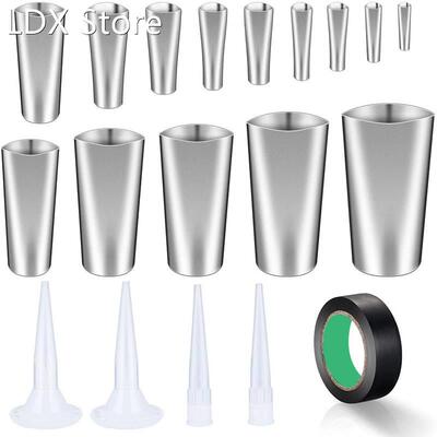 19 Pieces Caulking Finisher Set, Include Stainless Steel Sea