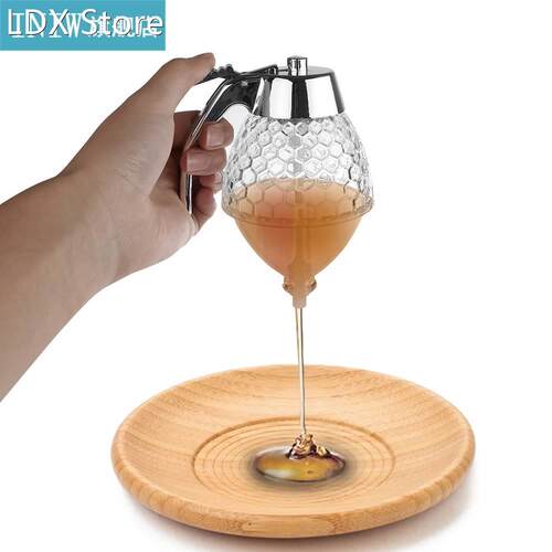 Honey Dispenser Squeeze Bottle Honey Jar Container Bee Drip