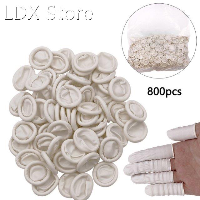 K1KF 800 Pcs Anti-Static Disposable Beauty Finger Cots Durab