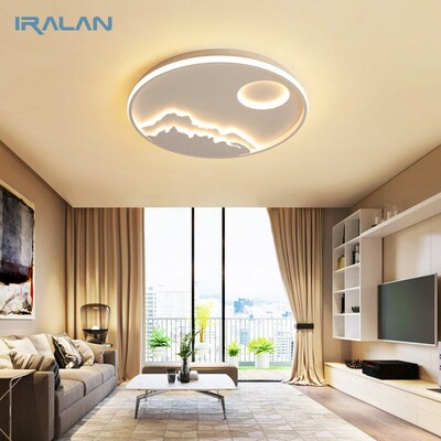 IRALAN Ceiling light led Sun on Mountain Living room dining