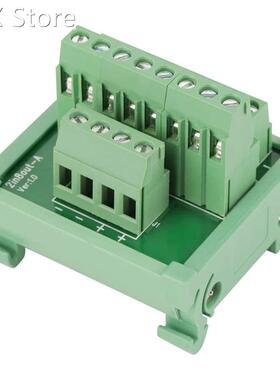 DIN Rail Mount Module 2 in 8 out DIN Rail and Panel Mounting