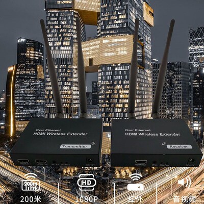 HDMI Wireless Transmission Extender Transmitter Receiver Vi