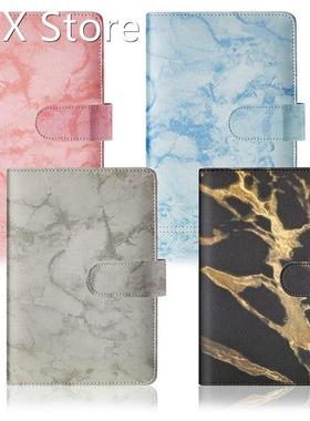 A6 PU Notebook Binder Marble Refillable Binder With Magnetic
