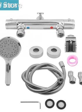 3Pcs/set Thermostatic Shower Head Faucet Kit Handheld Spraye