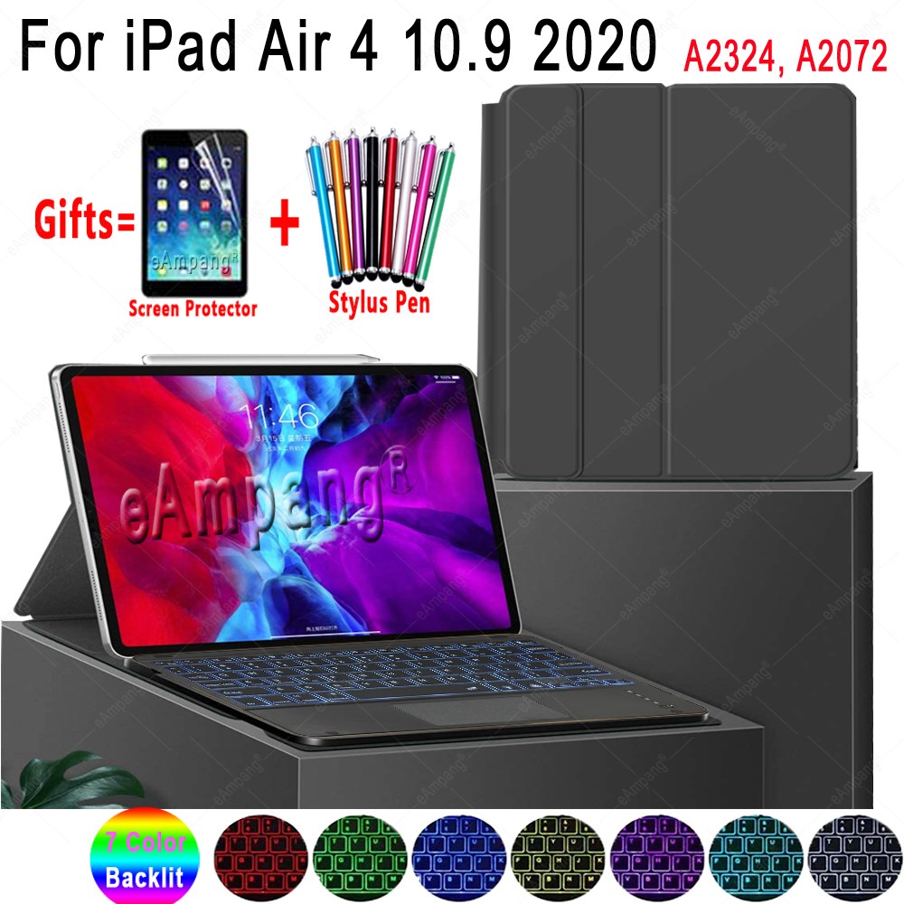 TrackPad Backlit Keyboard Case For iPad Air 4 2020 10.9 4th