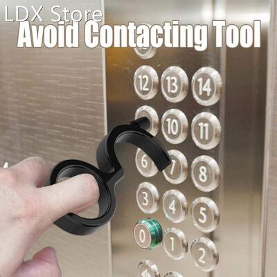 4Pcs No Press Door Opener Tool Elevator Button Contactless S