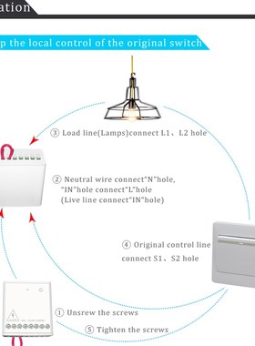 Aqara Two Way Module Wireless Zigbee Switch Relay Timer Sma