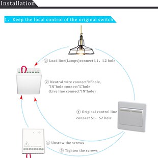 Aqara Two Way Module Wireless Zigbee Switch Relay Timer Sma
