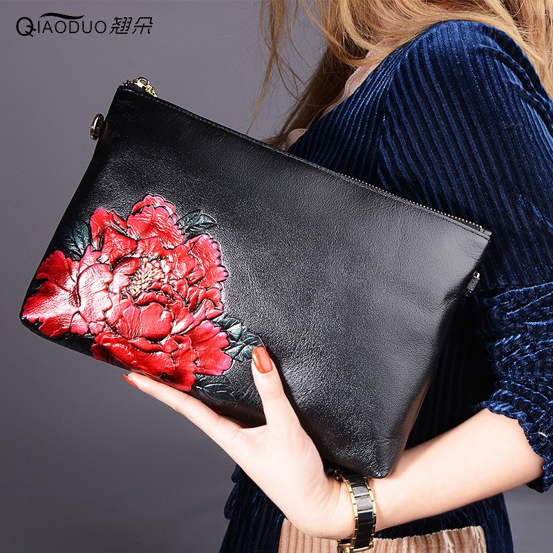 QiaoDuo luxury handbags women bags designer genuine leather 鲜花速递/花卉仿真/绿植园艺 花艺材料 原图主图