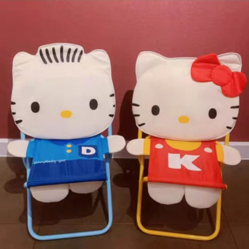 HelloKitty户外折叠沙滩椅便携kt折叠椅多功能折叠家用便携小板凳