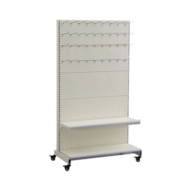 超市货架便利店小卖部零食挂钩文具店饰品带轮子展示架洞洞置物架,商业/办公家具,超市货架,淘宝优惠券,粉丝福利购,淘宝优惠卷