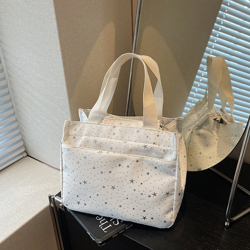 新款手提包高颜值时尚大容量上班通勤便当包小拎包杂物收纳手拎包